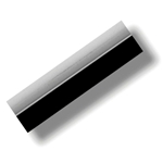 9" BLACK TURBO CLEANING SQUEEGEE