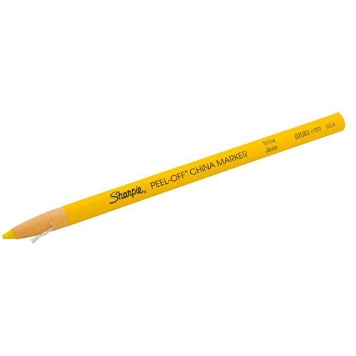 Sharpie China Markers, Peel-Off, Yellow